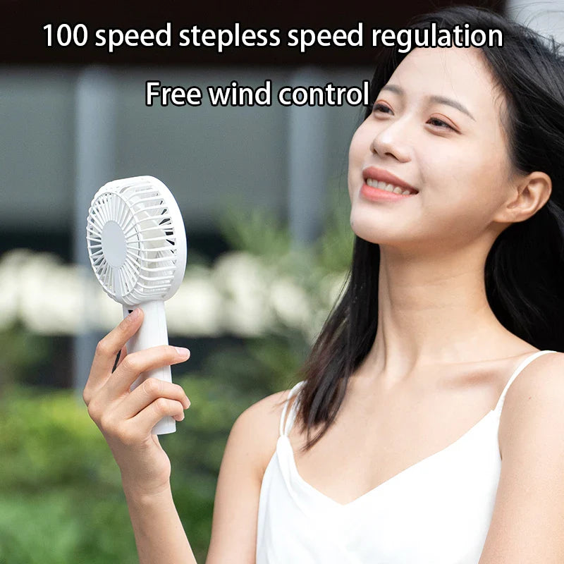 Portable Handheld High-Speed Fan with LED Display-2