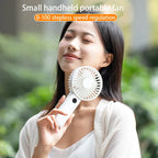 Portable Handheld High-Speed Fan with LED Display-3