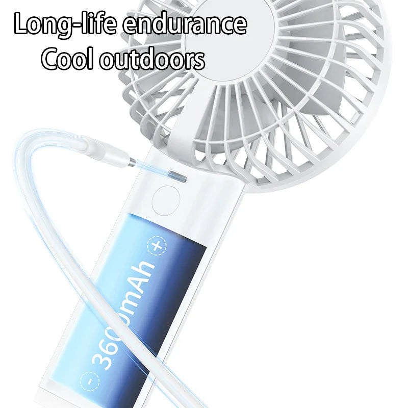Portable Handheld High-Speed Fan with LED Display-4
