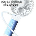 Portable Handheld High-Speed Fan with LED Display-4