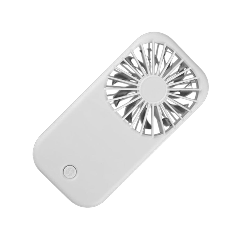 Portable White Handheld Fan with Kickstand-5